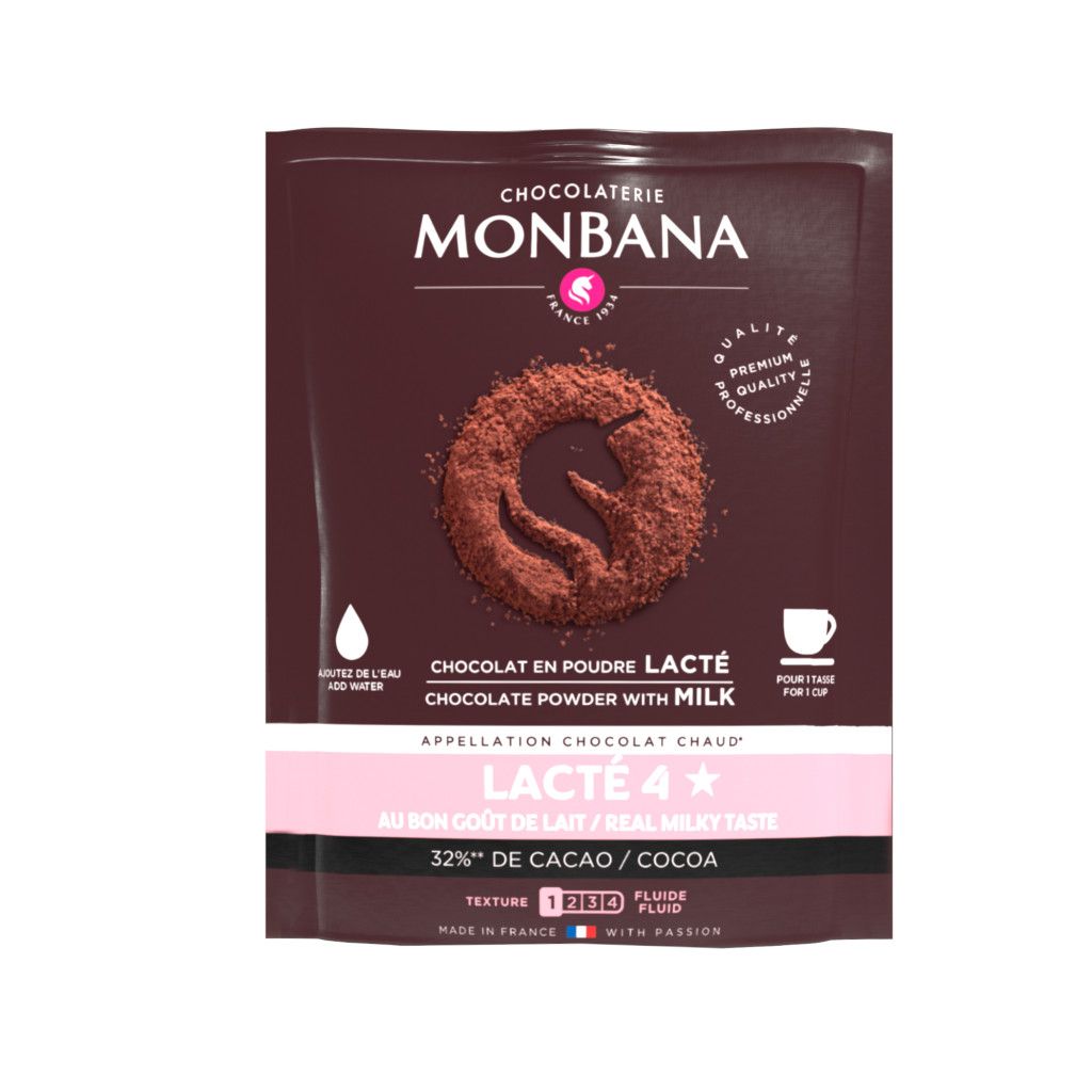 Boîte Chocolat chaud Monbana 4 étoiles – Caféco Distribution