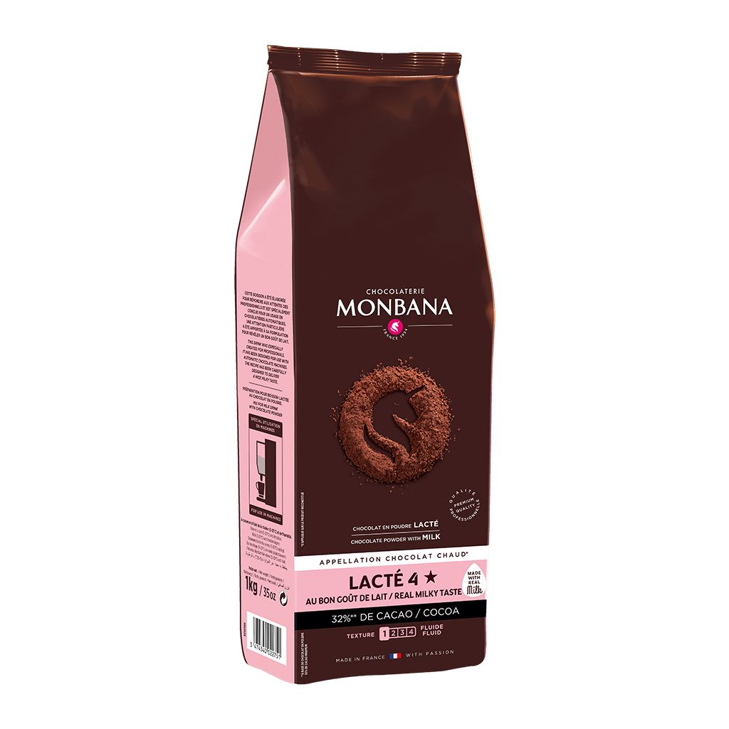 Boîte Chocolat chaud Monbana 4 étoiles – Caféco Distribution