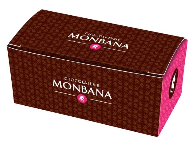 Mini ballotin 2 chocolats fins - monbana