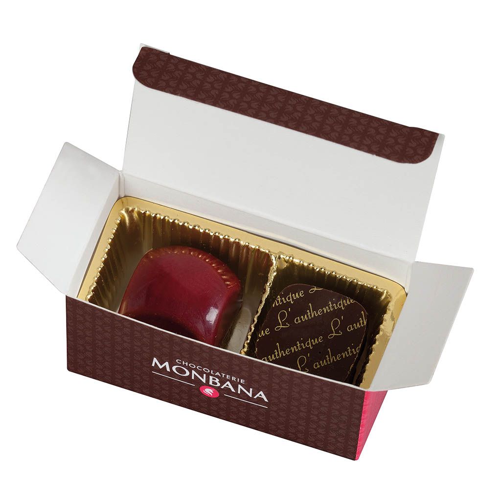 Assortiment de 15 chocolats fins au praliné - Monbana Chocolatier