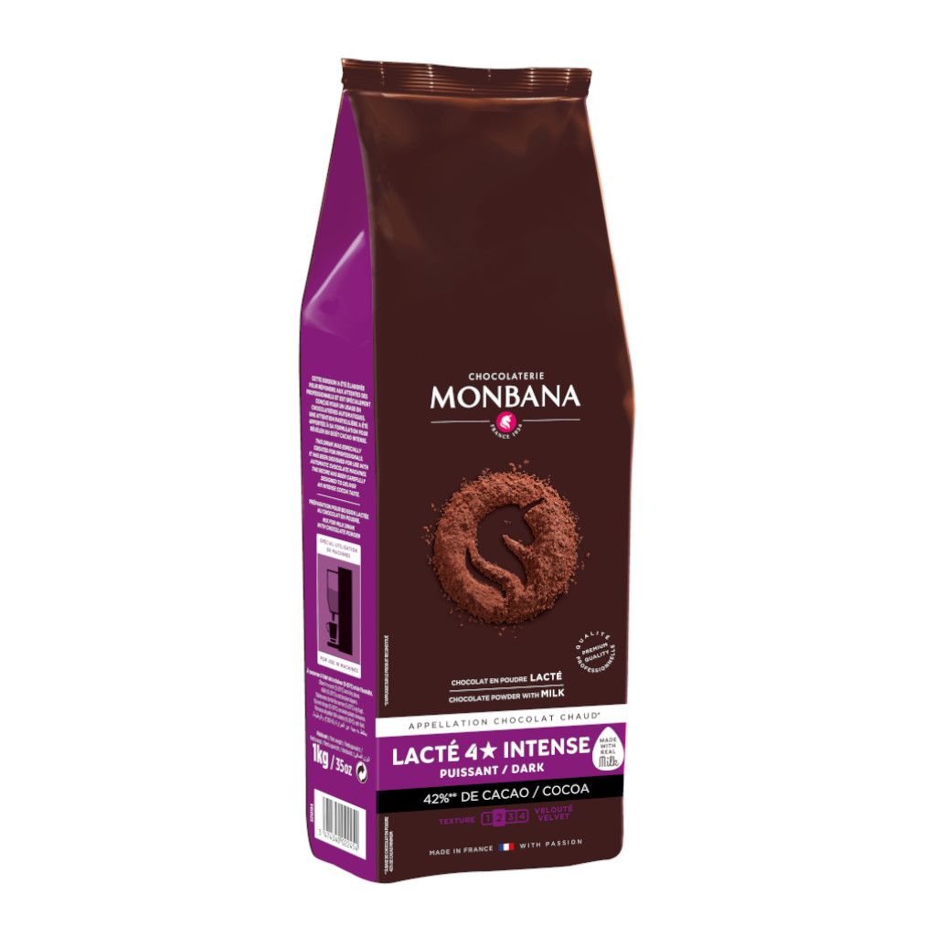 Monbana chocolat lacté 4* dosettes x50