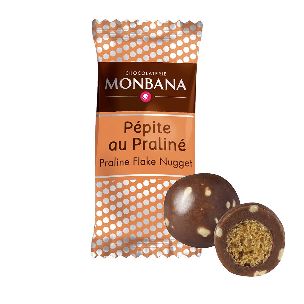 Octagonal wooden box with Monbana chocolates - Monbana Chocolatier