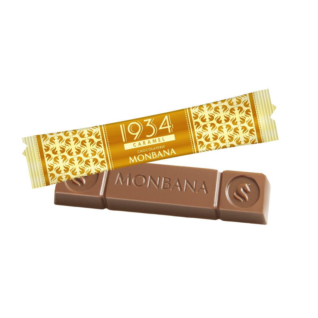 Assortiment Carrés chocolat Noir et Lait Nougat Monbana x200